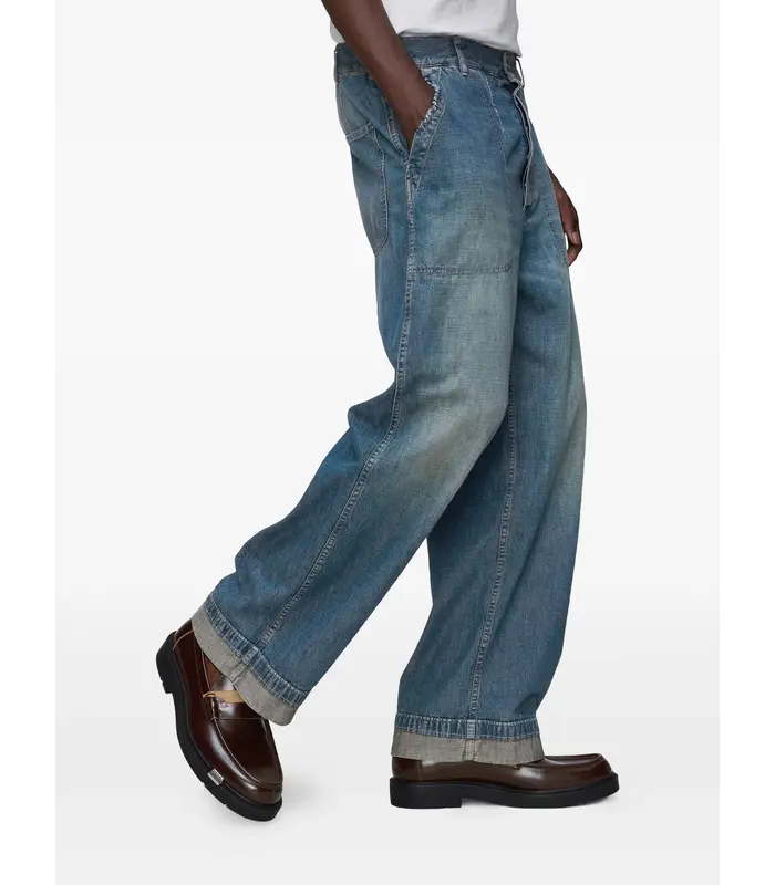 PANTS WASHED BLUE