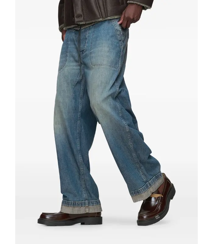 PANTS WASHED BLUE