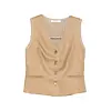 MAXMARA KNITTED WAISTCOAT DESERT