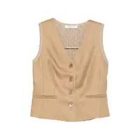 KNITTED WAISTCOAT DESERT