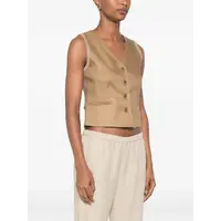 KNITTED WAISTCOAT DESERT
