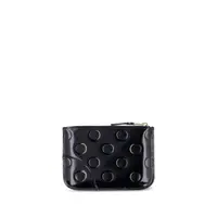 DOTS EMBOSSED LEATHER LINE BLACK