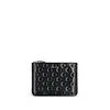 COMME DES GARÇONS WALLET DOTS EMBOSSED LEATHER LINE BLACK