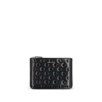DOTS EMBOSSED LEATHER LINE BLACK