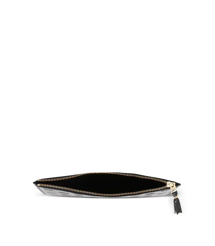 DOTS EMBOSSED LEATHER LINE BLACK