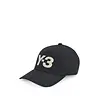 Y-3 LOGO CAP BLACK/WHITE