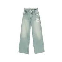HUGE DETAILS DENIM PANTS INDIGO