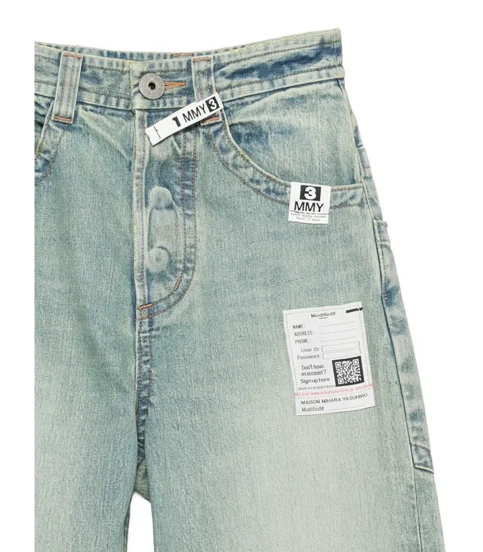 HUGE DETAILS DENIM PANTS INDIGO