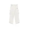 MAISON MIHARA YASUHIRO R/CO SATIN CARGO PANTS CREAM