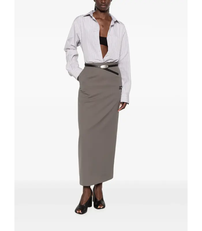PENCIL SKIRT GRAY