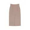 MUGLER JU0591 SKIRT DARK TAUPE