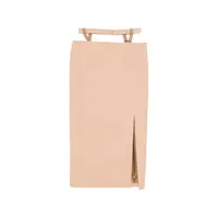 JU0598 SKIRT TAN