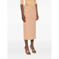 JU0598 SKIRT TAN