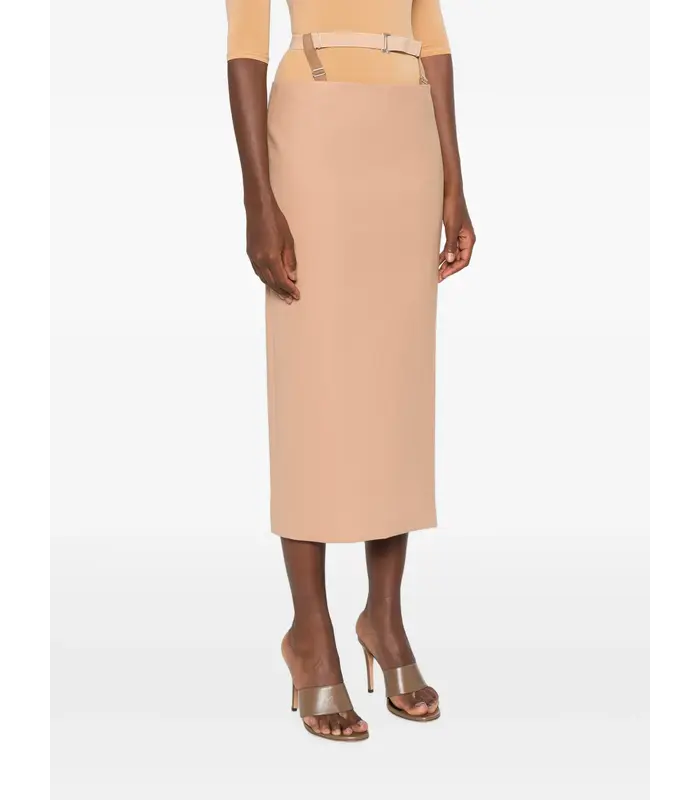JU0598 SKIRT TAN