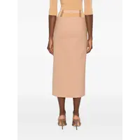 JU0598 SKIRT TAN