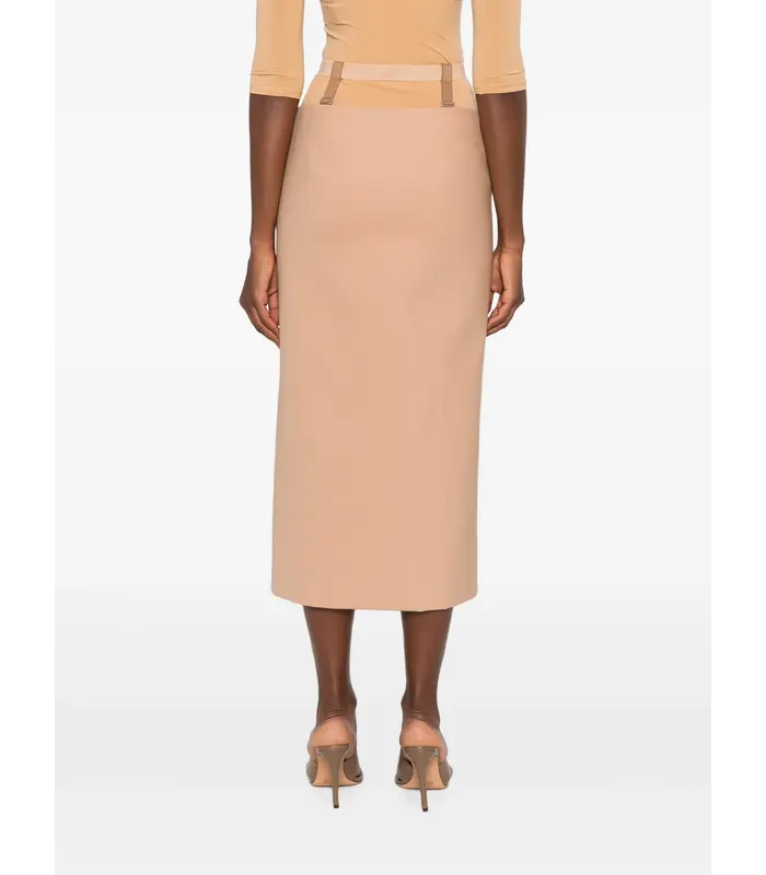 JU0598 SKIRT TAN