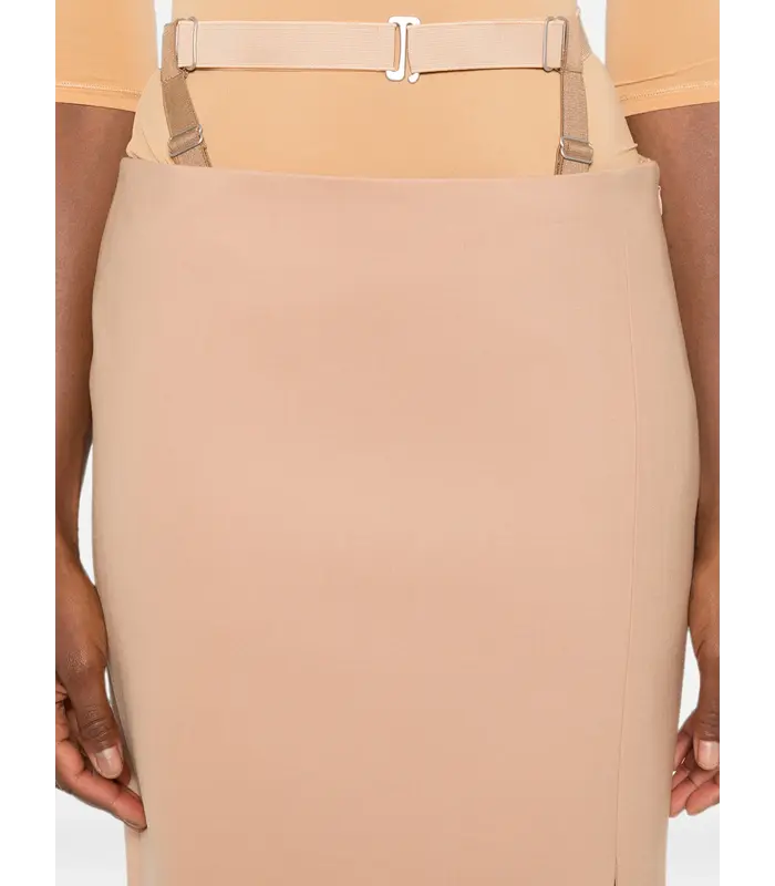 JU0598 SKIRT TAN