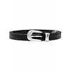 OUR LEGACY 2 CM BELT BLACK LEATHER