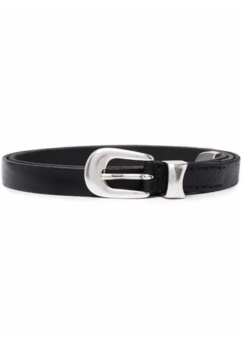 OUR LEGACY 2 cm belt black leather