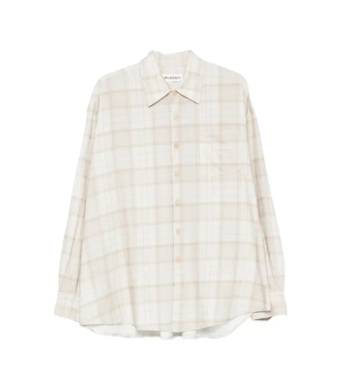 BORROWED SHIRT STELLA CHECK PRINT