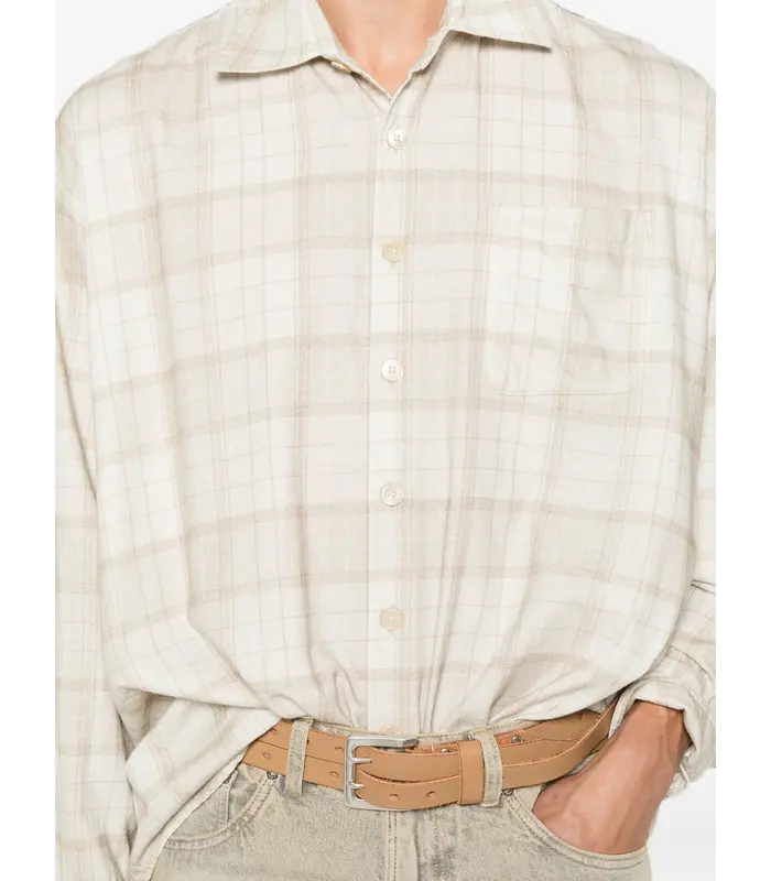 BORROWED SHIRT STELLA CHECK PRINT