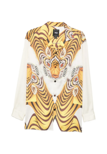 Y-3 tiger satin shirt multicolor Y-3 tiger satin shirt multicolor