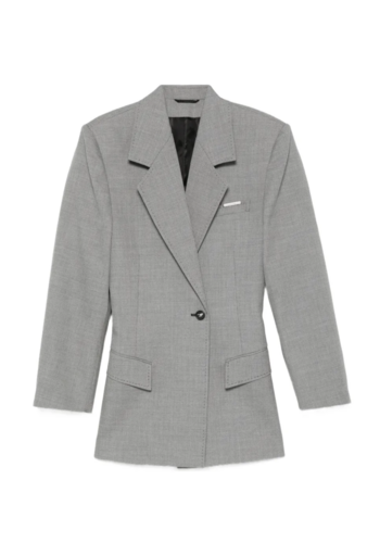 THE ATTICO blazer white/black THE ATTICO blazer white/black