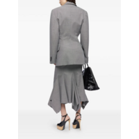 Midi skirt WHITE/BLACK