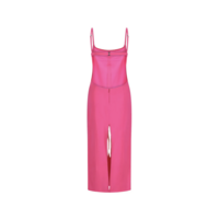 Midi dress Neon pink