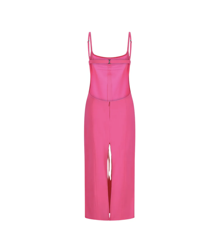 Midi dress Neon pink