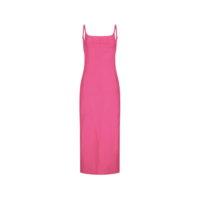 Midi dress Neon pink