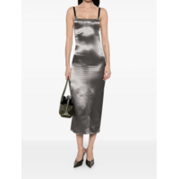 Midi Dress Metal Grey