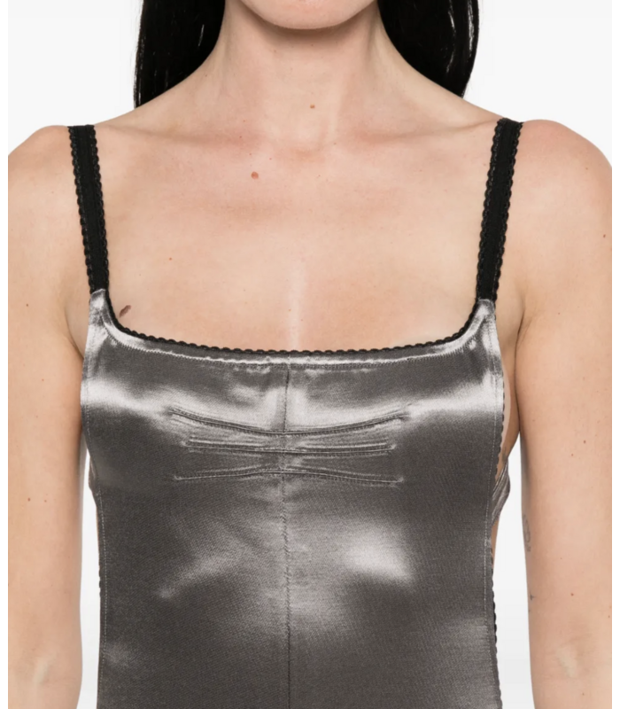 Midi Dress Metal Grey