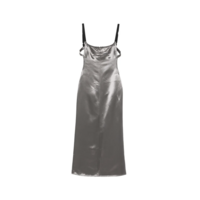 Midi Dress Metal Grey