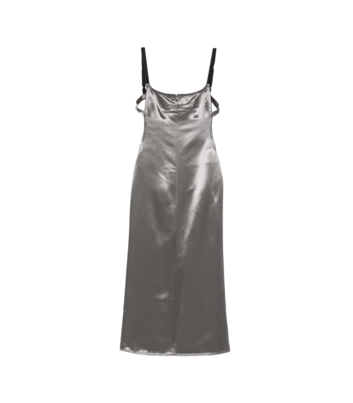 Midi Dress Metal Grey