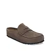 BIRKENSTOCK NAPLES WRAPPED SUEDE LEATHER UNISEX CONCRETE GRAY