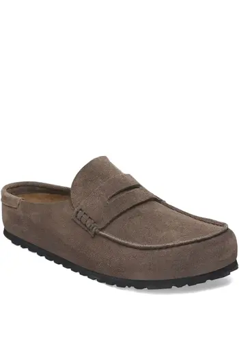 BIRKENSTOCK naples wrapped suede leather unisex concrete grey BIRKENSTOCK naples wrapped suede leather unisex concrete grey