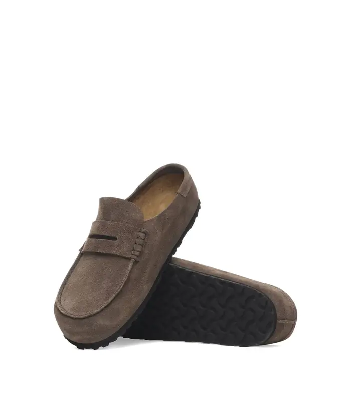 NAPLES WRAPPED SUEDE LEATHER UNISEX CONCRETE GRAY