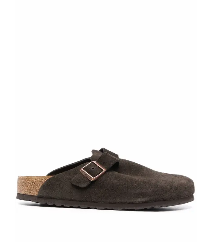 BOSTON SOFT FOOTBED SUEDE LEATHER UNISEX MOCHA
