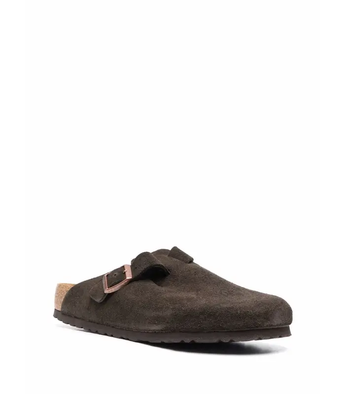 BOSTON SOFT FOOTBED SUEDE LEATHER UNISEX MOCHA