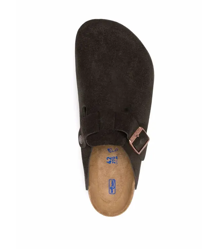 BOSTON SOFT FOOTBED SUEDE LEATHER UNISEX MOCHA