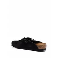 BOSTON SOFT FOOTBED SUEDE LEATHER UNISEX BLACK