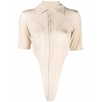 BIPEDS BODY BLOUSES SHORT SLEEVE CHAMPAGNE