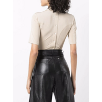 BIPEDS BODY BLOUSES SHORT SLEEVE CHAMPAGNE