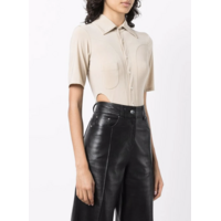 BIPEDS BODY BLOUSES SHORT SLEEVE CHAMPAGNE