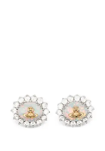 VIVIENNE WESTWOOD annia earrings platinum / gold / white