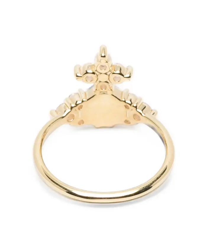 FEODORA RING GOLD / CHAMPAGNE CZ / PINK