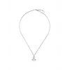 VIVIENNE WESTWOOD MILA PENDANT PLATINUM / WHITE