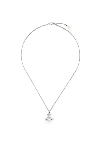 VIVIENNE WESTWOOD mila pendant platinum / white VIVIENNE WESTWOOD mila pendant platinum / white