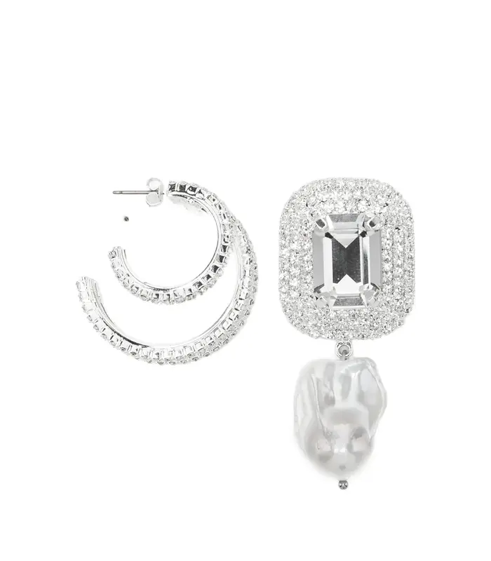 EARRINGS 11 RHODIUM